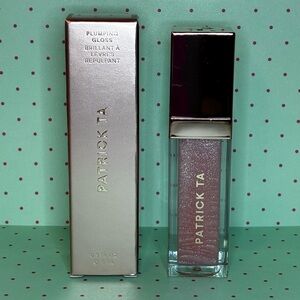 Patrick Ta Plumping Lip Gloss in Pouty $26 MSRP Full Size BRAND NEW IN BOX